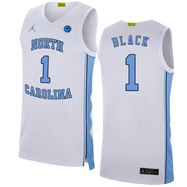2020 Men #1 Leaky Black North Carolina Tar Heels College Basketball Jerseys Sale-White